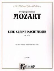 cover Eine Kleine Nachtmusik Orchestra sheet music cover